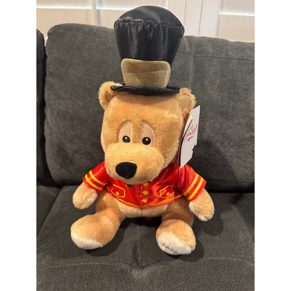 Hamleys Circus Ringmaster Teddy Bear Soft Toy Plush 15 Inch Hamleys Toy Shop NWT